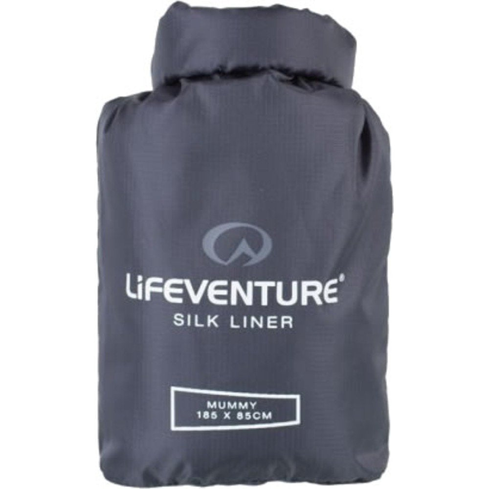 Lifeventure Seidenschlafsack-Einlage. Leichtes Reise- und Campinglaken zur alleinigen Verwendung ode
