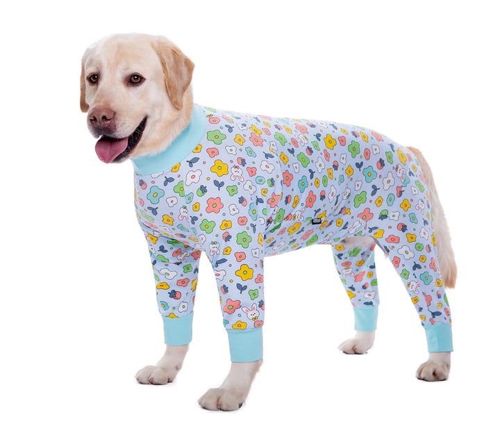 Hundebekleidung für grosse Hunde, elastische Haustier-Einteiler-Kleidung schützt Gelenke, haarfrei,