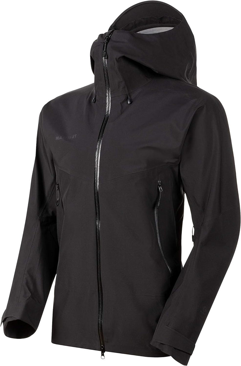 Mammut Herren Crater Hooded Hardshelljacke mit Kapuze S Schwarz, S Schwarz