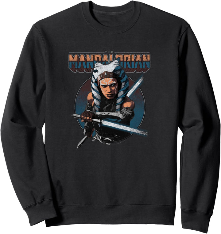 Star Wars: The Mandalorian Ahsoka Lightsaber Portrait Sweatshirt