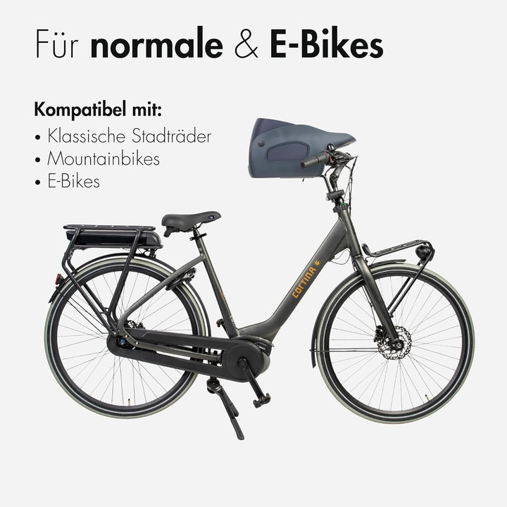 Dog Bike Carrier (Midnight Gray, M) Midnight Gray M, Midnight Gray M