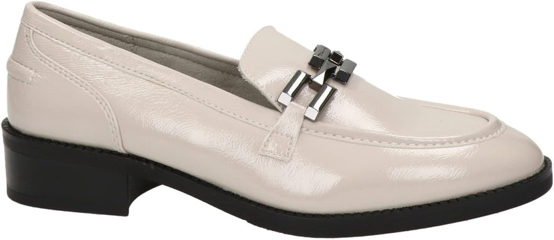 Tamaris Damen Slipper, Frauen Slip On,Comfort Lining,TOUCHit-Fussbett 37 EU Pale Grey Pat, 37 EU Pal