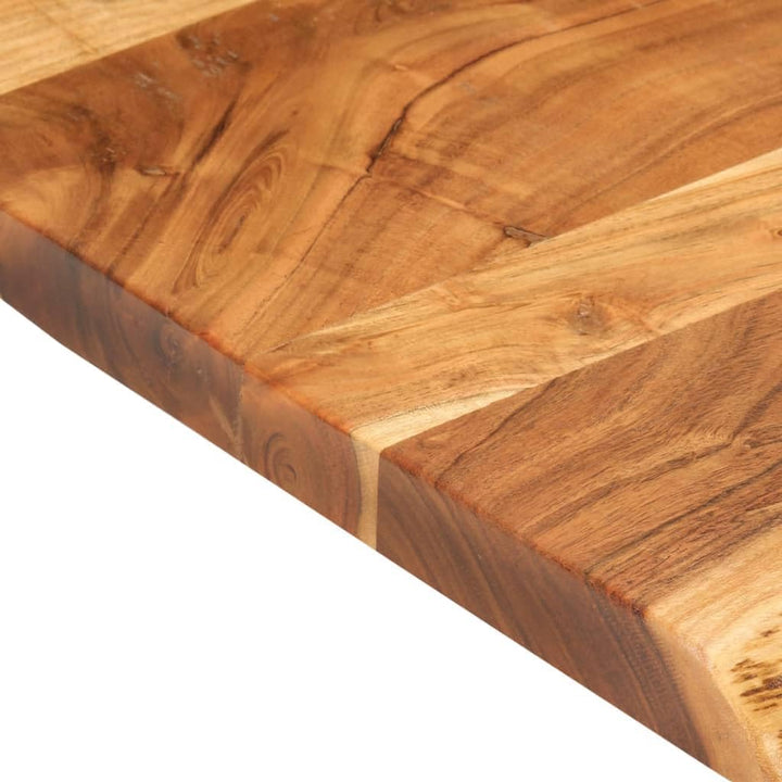 vidaXL Akazienholz Massiv Waschtischplatte Badezimmer Waschtisch Waschtischkonsole Platte Holzplatte