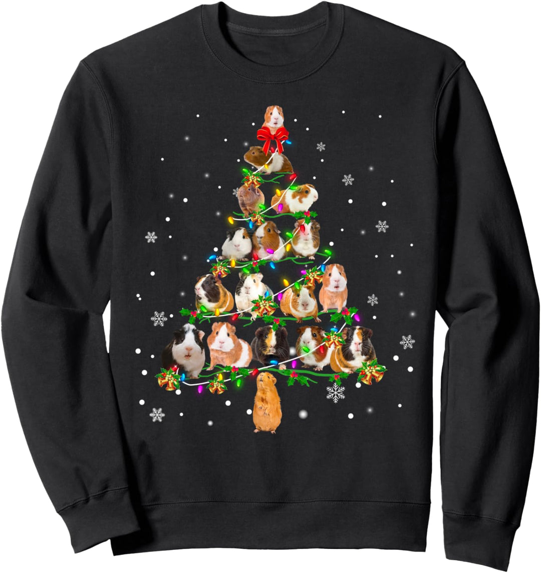 Guinea Pig Christmas Tree X-Mas Gift Sweatshirt
