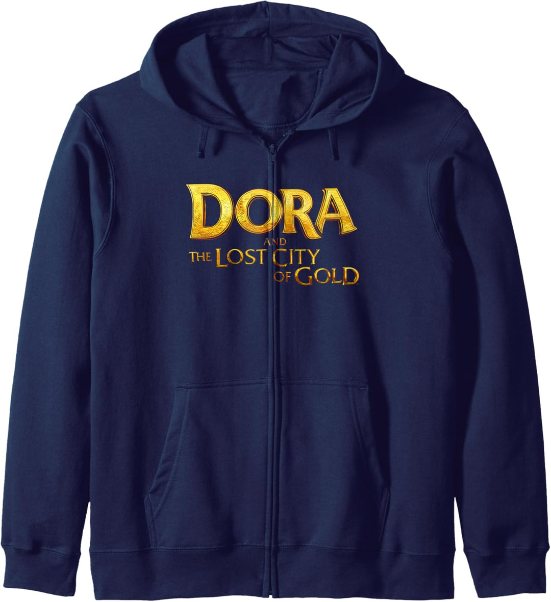 Dora the Explorer Dora And The Lost City Of Gold Golden Text Kapuzenjacke