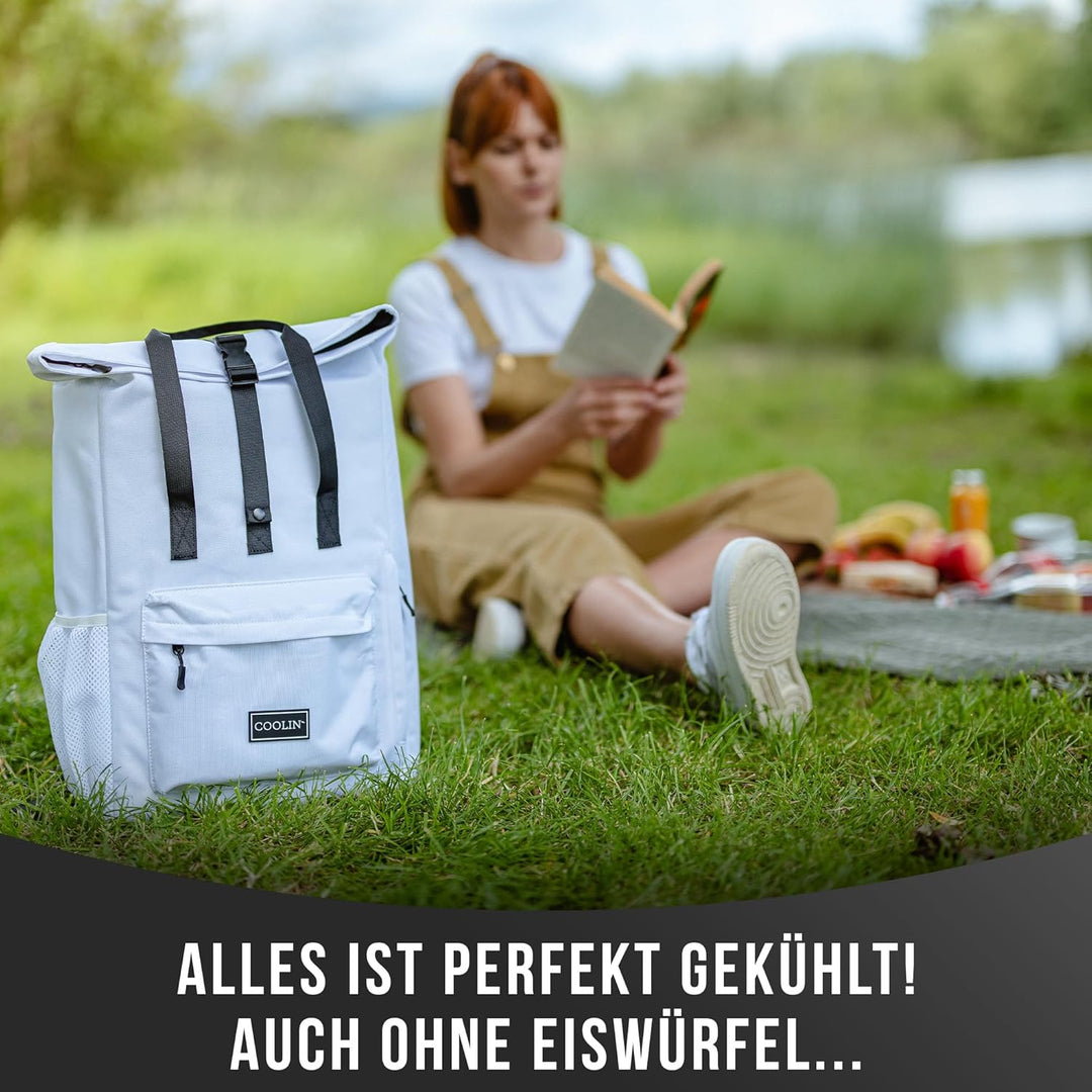 Coolin' Kühlrucksack 30L | Rucksack mit Kühlfach für Bier, Picknick, Getränke & Co | Kühltasche als