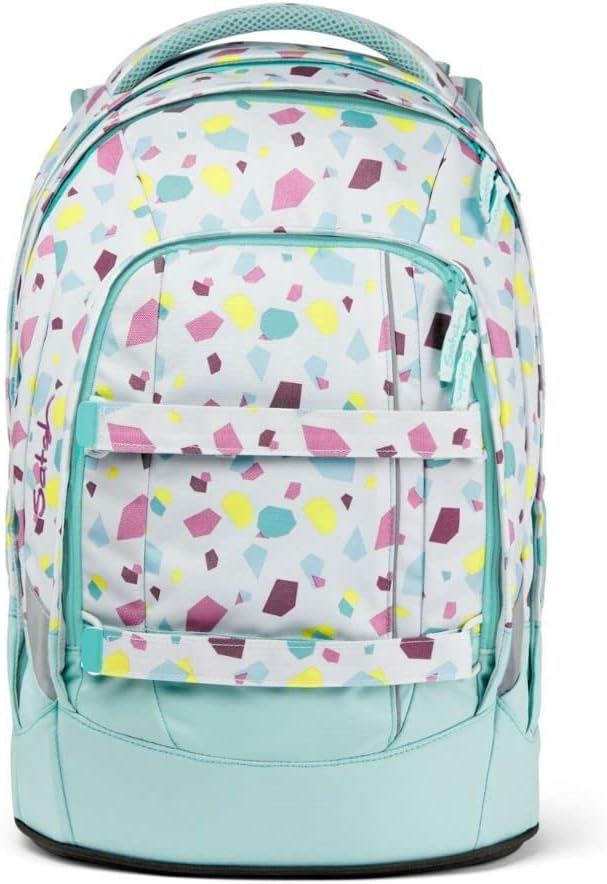 satch Pack Schulrucksack Set 3tlg. mit Sporttasche und Schlamperbox Dreamy Mosaic, Dreamy Mosaic
