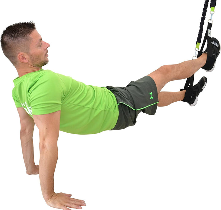 BodyCROSS Bungee Trainer System | Widerstandstrainer inkl. Übungsanleitung | Made in Germany BTS 60,