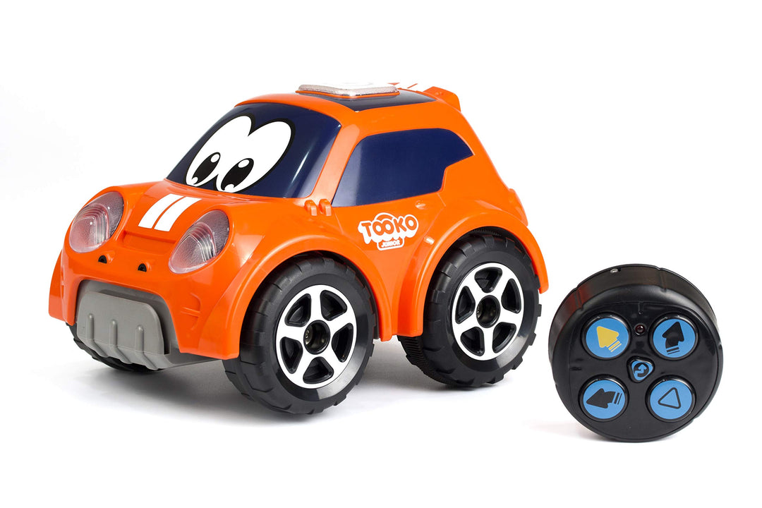 TOOKO 81472 Pre School Spielzeug Ferngesteuerte Fahrzeuge, Orange-Follow Me Crossroad, Follow me Car