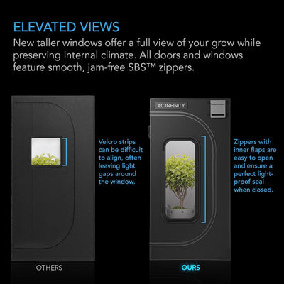 AC Infinity CLOUDLAB 844 Advance Grow Zelt, 121,9 x 121,9 x 203,2 cm, dickste 2,5 cm Stangen, höchst