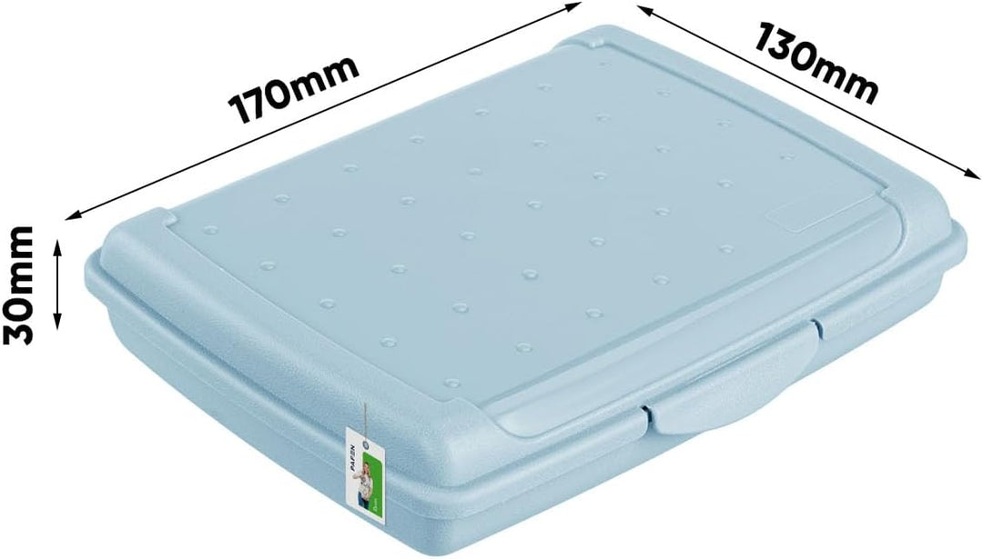 Lunchbox SET Brotdose Erwachsene Kinder - Satz mit 4 Behältern - BPA Frei Vesperbox Frühstücksbox Br