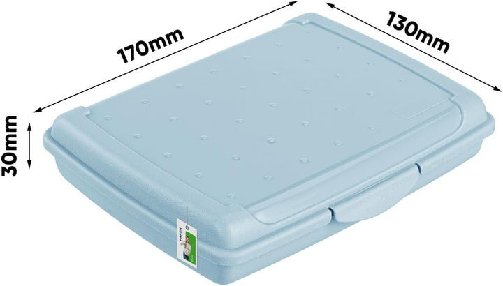Lunchbox SET Brotdose Erwachsene Kinder - Satz mit 4 Behältern - BPA Frei Vesperbox Frühstücksbox Br