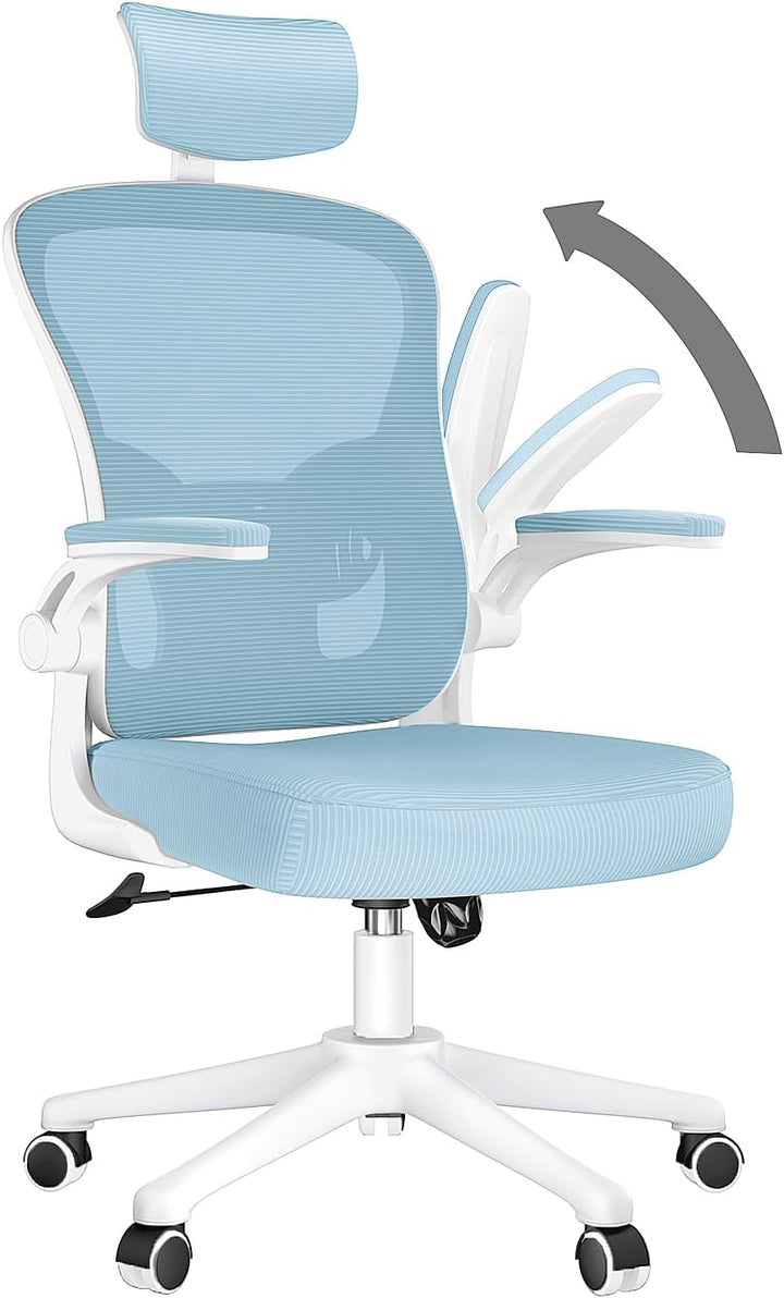 naspaluro Ergonomischer Bürostuhl mit Atmungsaktiver Netzbespannung, Schreibtischstuhl mit Verstellb