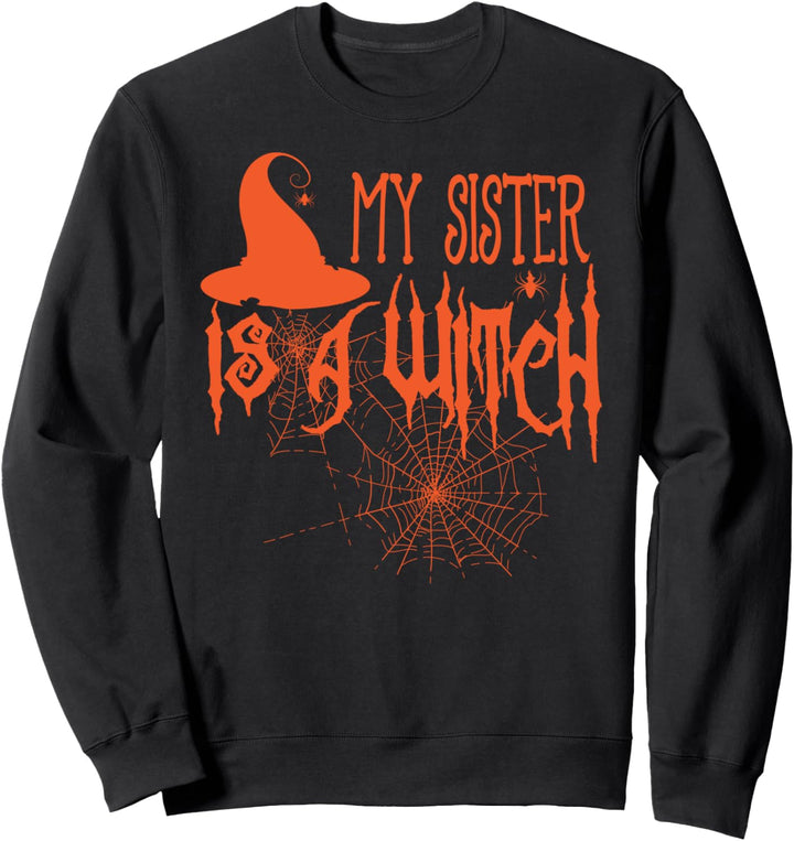 Meine Schwester ist eine Hexe - Lustiges Halloween Sweatshirt