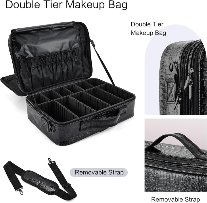 Kosmetiktasche Make up Tasche Gross Make up Koffer Kosmetikkoffer Schminktasche Schminkkoffer Make u