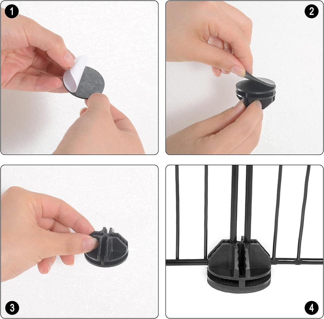 EUGAD Freigehege für Kaninchen, Meerschweinchen Gehege, Welpenauslauf Kleintiergehege inkl. Tür, Fre