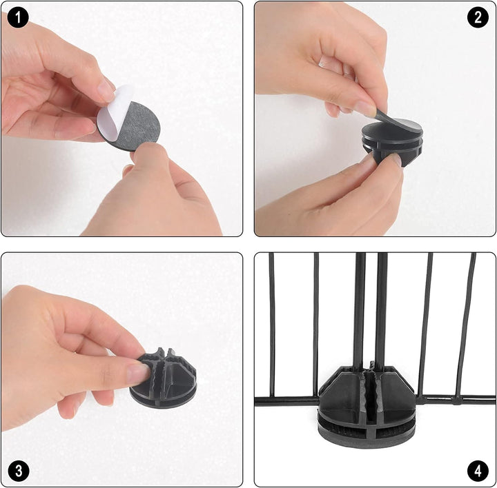 EUGAD Freigehege für Kaninchen, Meerschweinchen Gehege, Welpenauslauf Kleintiergehege inkl. Tür, Fre