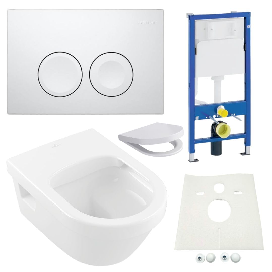 Geberit Vorwandelement Villeroy und Boch WC Architectura spülrandlos Beschichtung WC Sitz SoftClose
