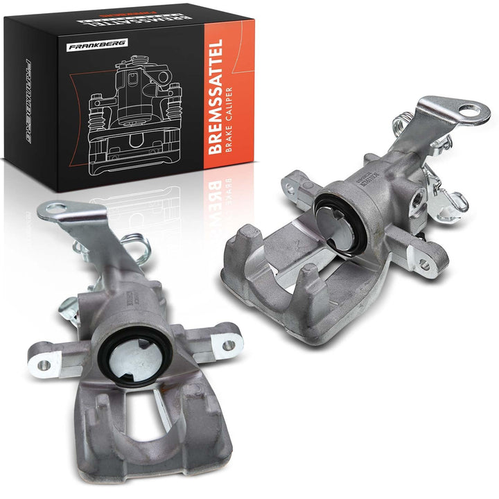 Frankberg 2x Bremssattel Bremszange Hinten Links Rechts Kompatibel mit Grande Punto 199 2005-2012 Pu