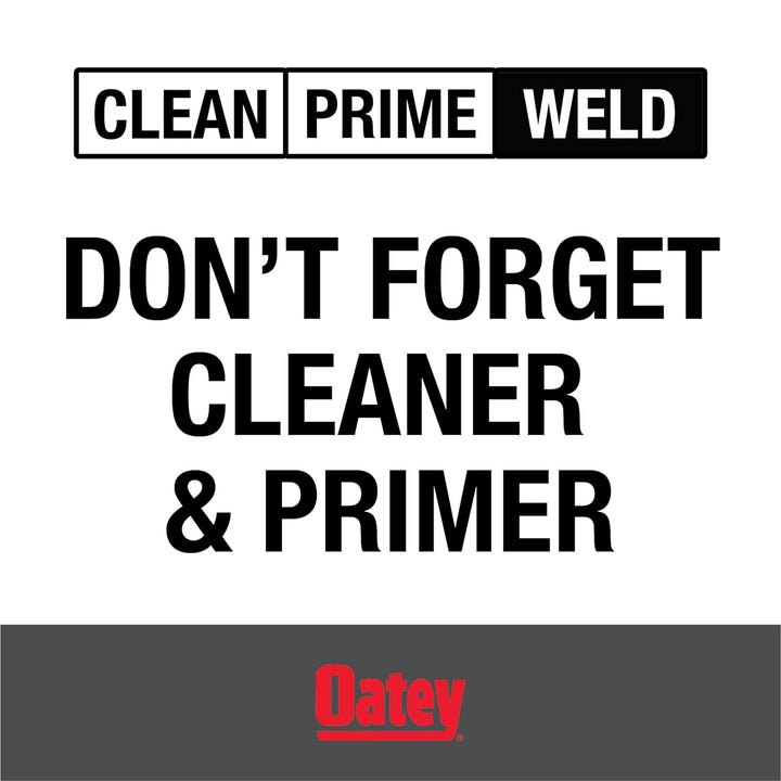 Oatey 30850 PVC Heavy Duty Cement, Clear, 4-Ounce by Oatey
