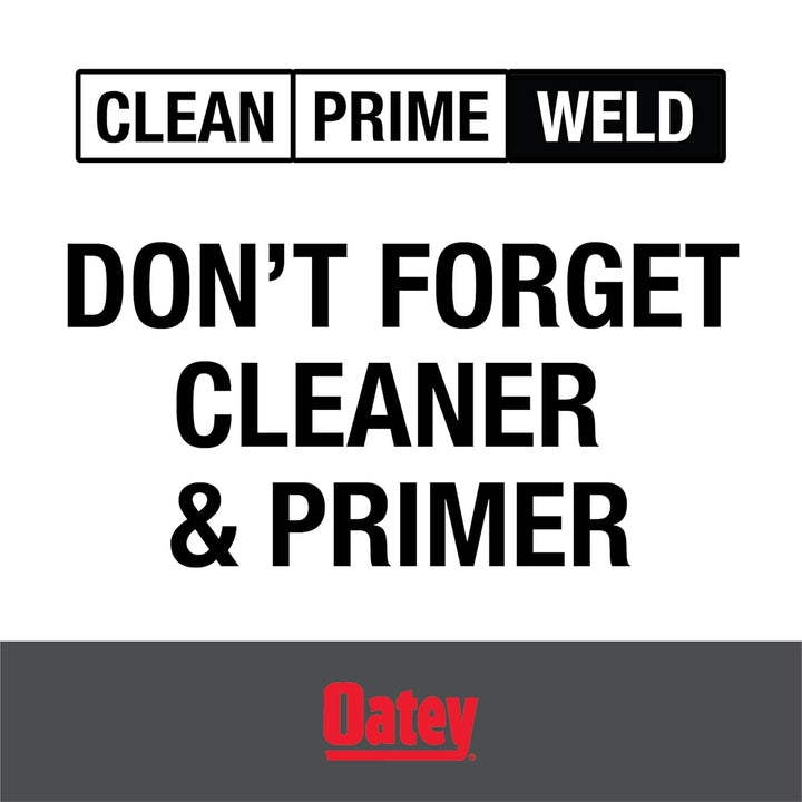 Oatey 30876 PVC Heavy Duty Cement, Clear, 16-Ounce by Oatey
