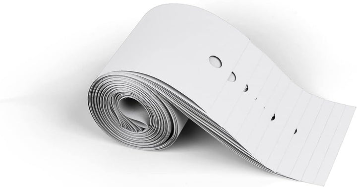 ERSATZLAMELLEN 8 FARBEN 250 CM LANG INDIVIDUELL KÜRZBAR AUSTAUSCHLAMELLEN LAMELLENVORHANG (Weiss, 20