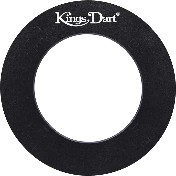 Kings Dart Dart-Set Profi | Hochwertige Sisal Steel-Dartscheibe + Dart-Surround | dünne Spider-Feldb