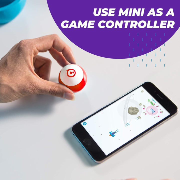 Sphero Mini Roboterball Rot - Appgesteuerter Spielzeugroboter für Kinder - Roboterball mit Fernsteue