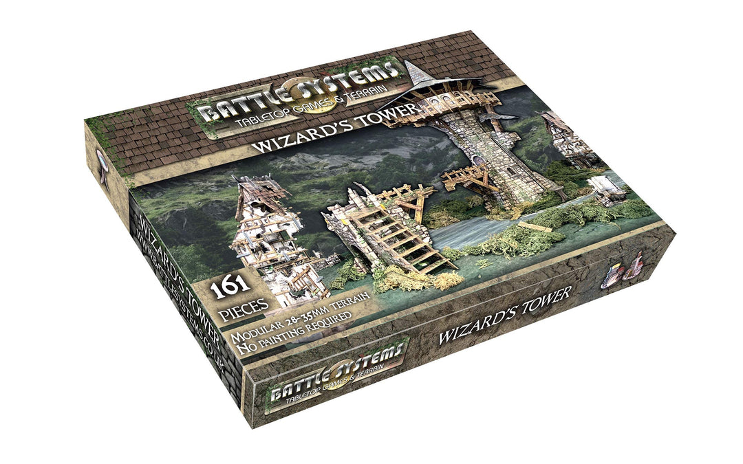 Fantasy Battle Systems Wargames Terrain - Wizards Tower - Multi Level Tabletop War Game Board - Warg