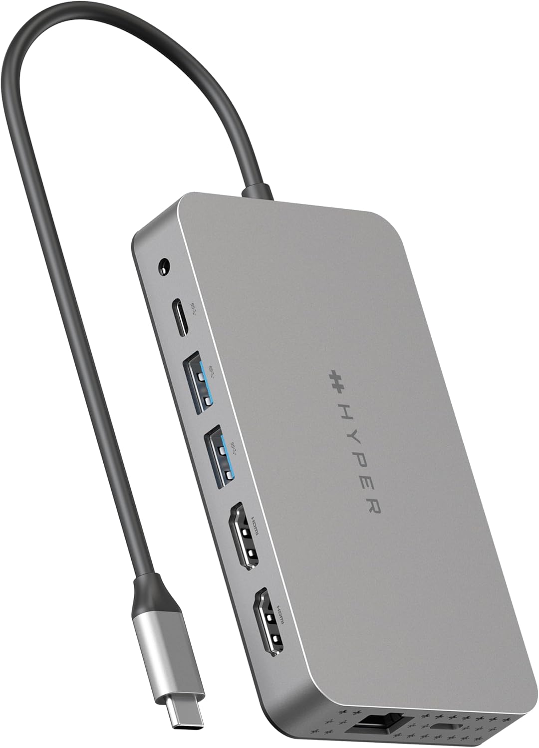 Hyper Drive Dual HDMI 10-in1 Travel Dock für MacBook