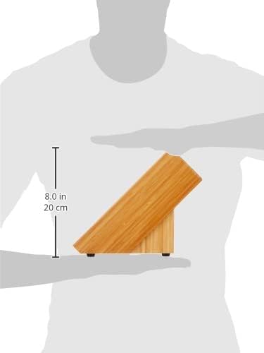 Zwilling 35042-400-0 Messerblock, Bambus Bambus 7 Schlitze Single, Bambus 7 Schlitze