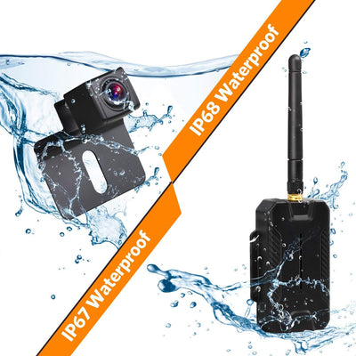 BOSCAM Rückfahrkamera und Monitor Set K1 Wireless Einparkhilfe mit 14.4 cm/4.3" Zoll LCD Farbdisplay