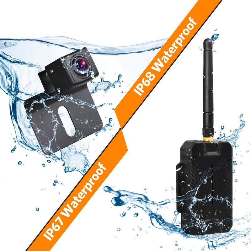 BOSCAM Rückfahrkamera und Monitor Set K1 Wireless Einparkhilfe mit 14.4 cm/4.3" Zoll LCD Farbdisplay
