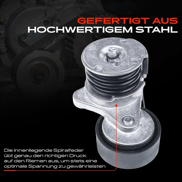 Frankberg Spannrolle Riemenspanner Vorne für Captiva C100 C140 Cruze J300 Epica Lacetti Nubira Antar
