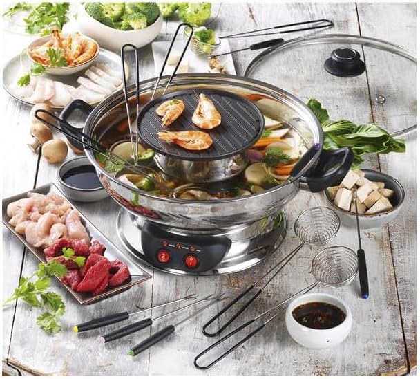 Fondue-Set 1950w 6 Gabeln - KCPFONDASIA