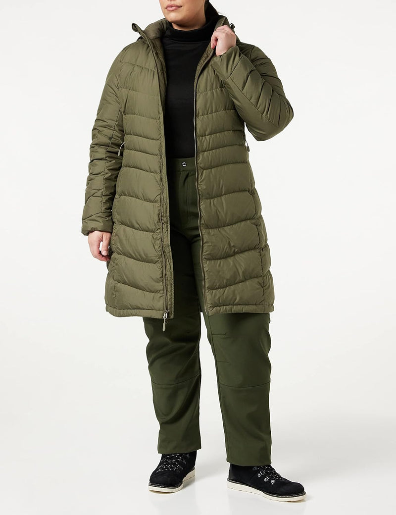 Jack Wolfskin Damen SELENIUM COAT winddichter Daunenmantel, granite, XXL