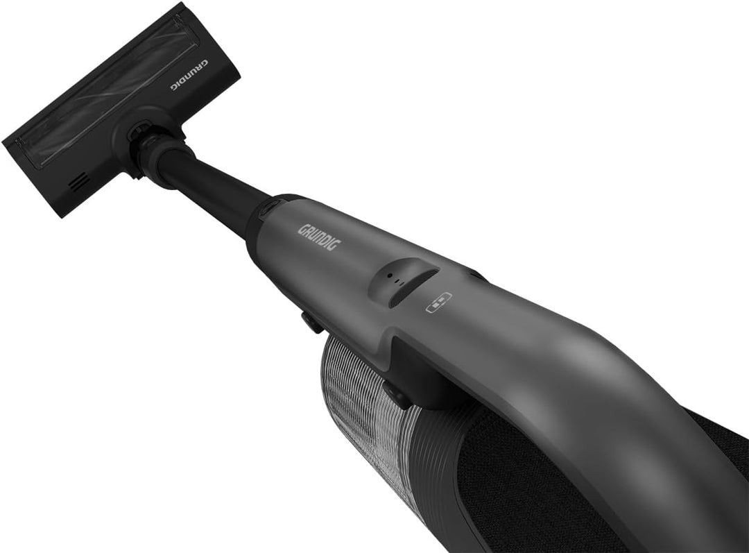 Grundig VCP 5430 2 in 1 Akkusauger TrayClean-Technologie, Elektrische Turbobürste mit LED-Licht, 2 S