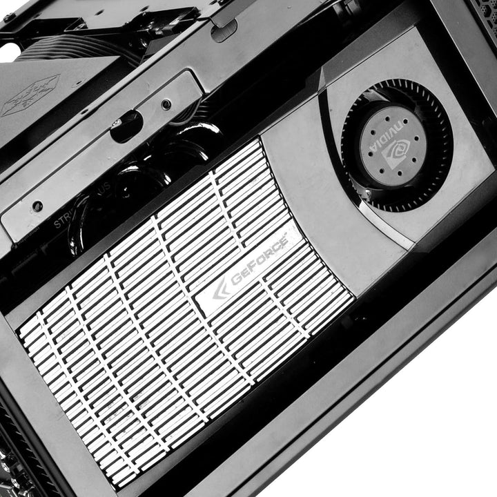 SilverStone SST-SG13B-Q - Sugo Mini-ITX kompaktes Cube Gehäuse, Plastik-Frontblende mit Faux-Alumini