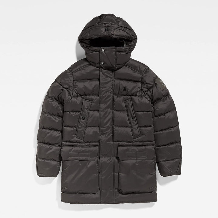 G-STAR Herren G-whistler Padded Hooded Parka Jackets XS Schwarz (dk black D20102-D199-6484), XS Schw