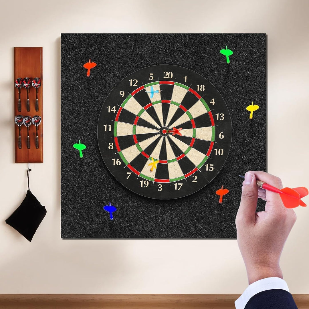 KEAGAN Dartboard-Wandschutz, Filz-Dartboard-Wandschutz, Selbstklebend, Gespleisst, Wandumrandung für