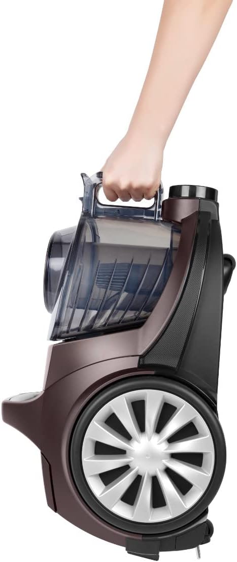arnica - Staubsauger beutellos 750 Watt I 70 dB I 5 Düsen Ideal für Tier-Haare I 3 Liter I HEPA 13 F