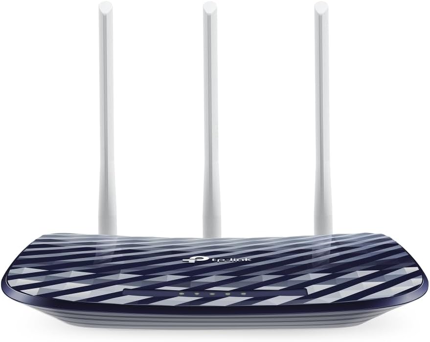 TP-Link Archer C20 Dual Band WLAN Router (300Mbit/s auf 2,4GHz + 433Mbit/s auf 5GHz, 4 10/100 LAN +