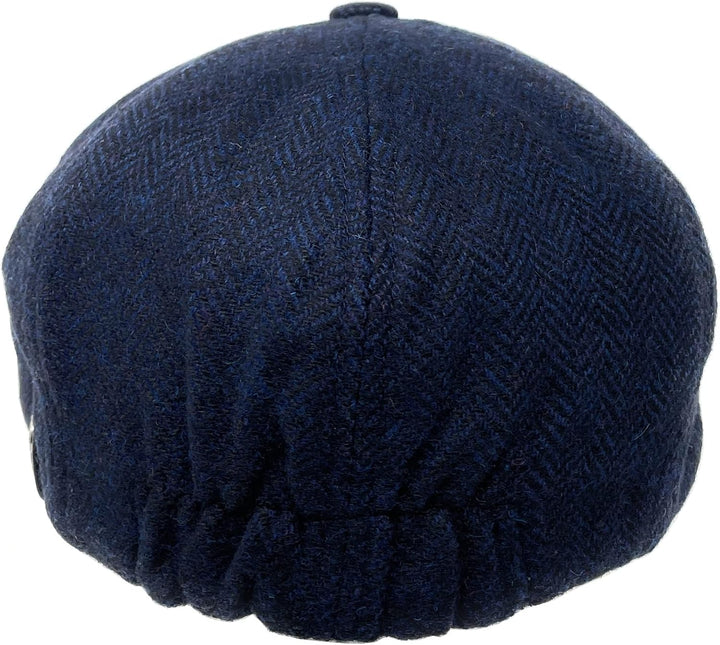 Schiebermütze Herren Schirmmütze Herrenmütze Newsboy Flat Cap Mütze 54-55 Marine, 54-55 Marine