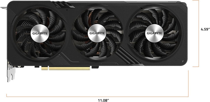 GIGABYTE Radeon RX 7600 XT Gaming OC 16G Grafikkarte, 3X WINDFORCE Lüfter 16GB 128-Bit GDDR6, GV-R76