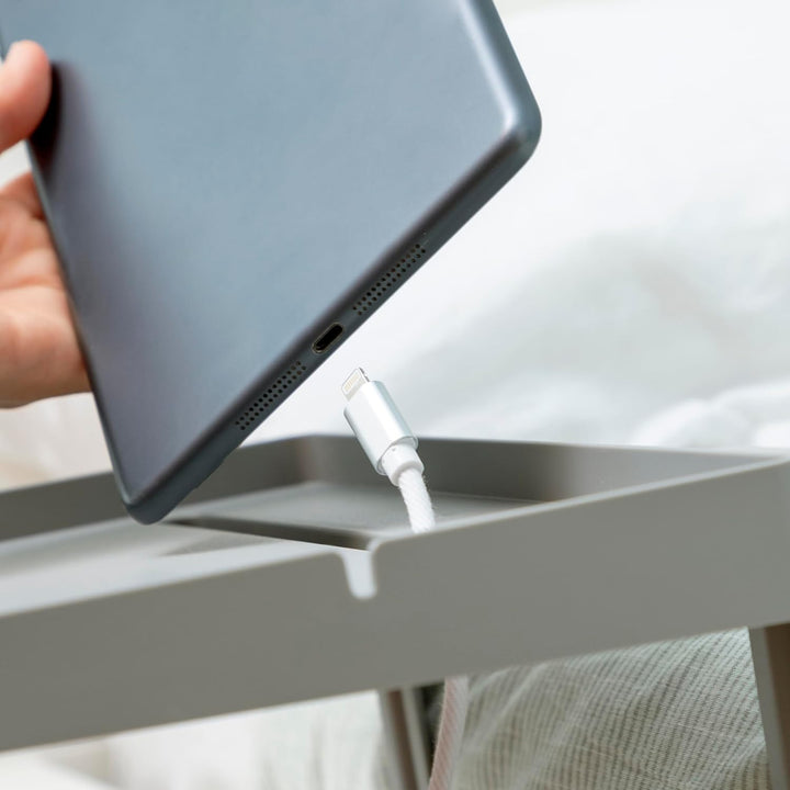 InnovaGoods® Universal Bettregal für das Bett, vielseitig einsetzbar mit 3 Regalen, verstellbar, fal