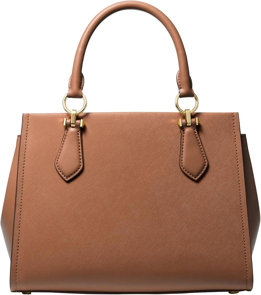 Michael Kors Women MD Satchel Bag, Luggage