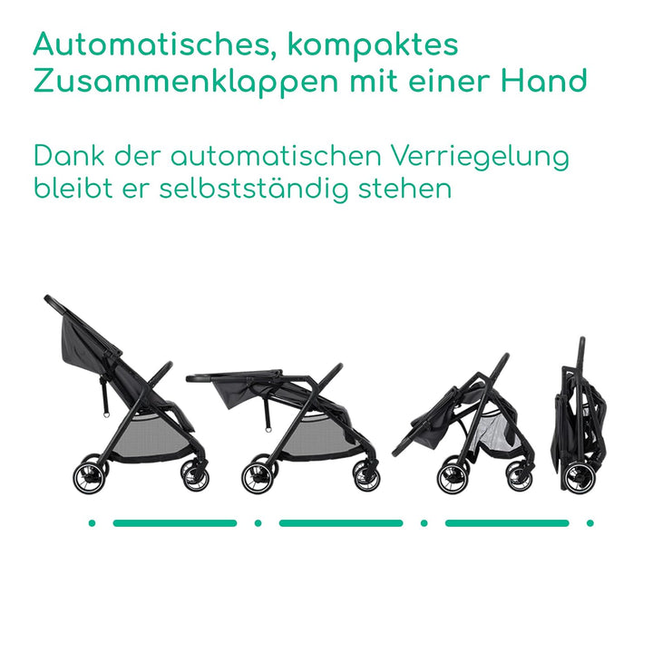 Bebeconfort Azur, Kinderwagen Buggy Kompakt, 0–3 Jahre (15 kg), Leichter Reisebuggy, Automatisch Ein