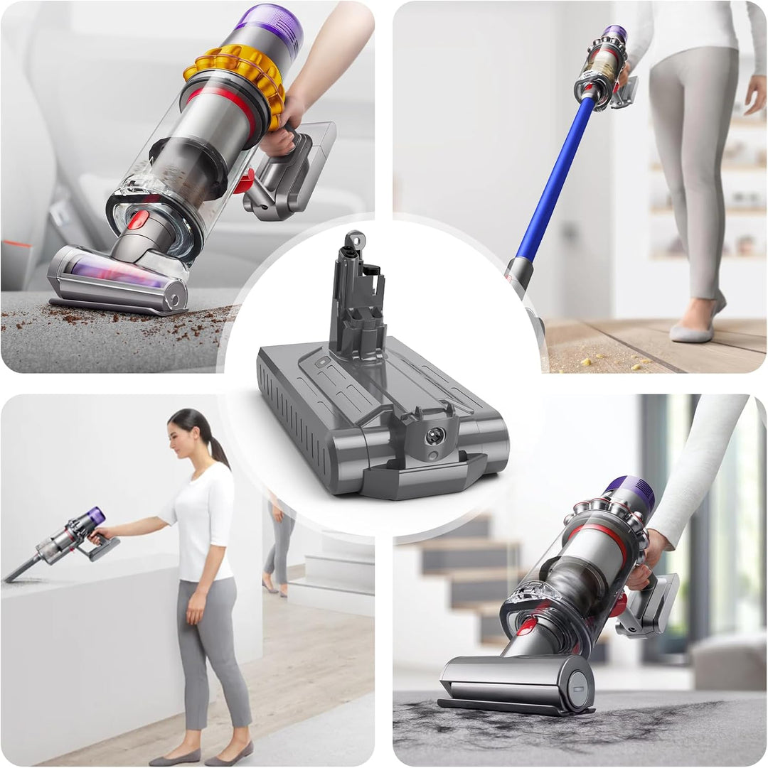 LabTEC V11 25.2V 3900mAh Li-ion Ersatzakku für Dyson V11 (Screw in Type) SV14 Absolute Complete Fluf
