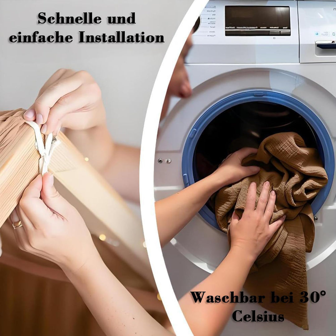 Hausbett Himmel, Hausbett Deko Set, 100% Bio-Musselin Baumwolle, Stoffhimmel für Hausbett Deko Mädch