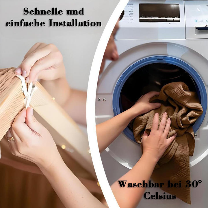 Hausbett Himmel, Hausbett Deko Set, 100% Bio-Musselin Baumwolle, Stoffhimmel für Hausbett Deko Mädch